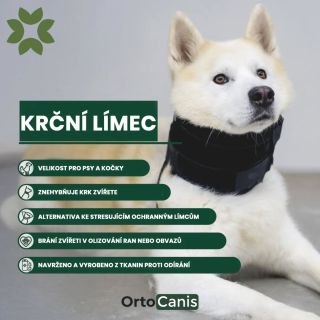 KRČNÍ LÍMEC pro psy a kočky od firmy OrtoCanis 🐾 Všechny velikosti skladem. Více info:⤵️...