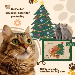 ☃️ADVENTNÍ KALENDÁŘ☃️ pro kočky od firmy AniForte🌱 100% přírodní pamlsky. Více info:⤵️...